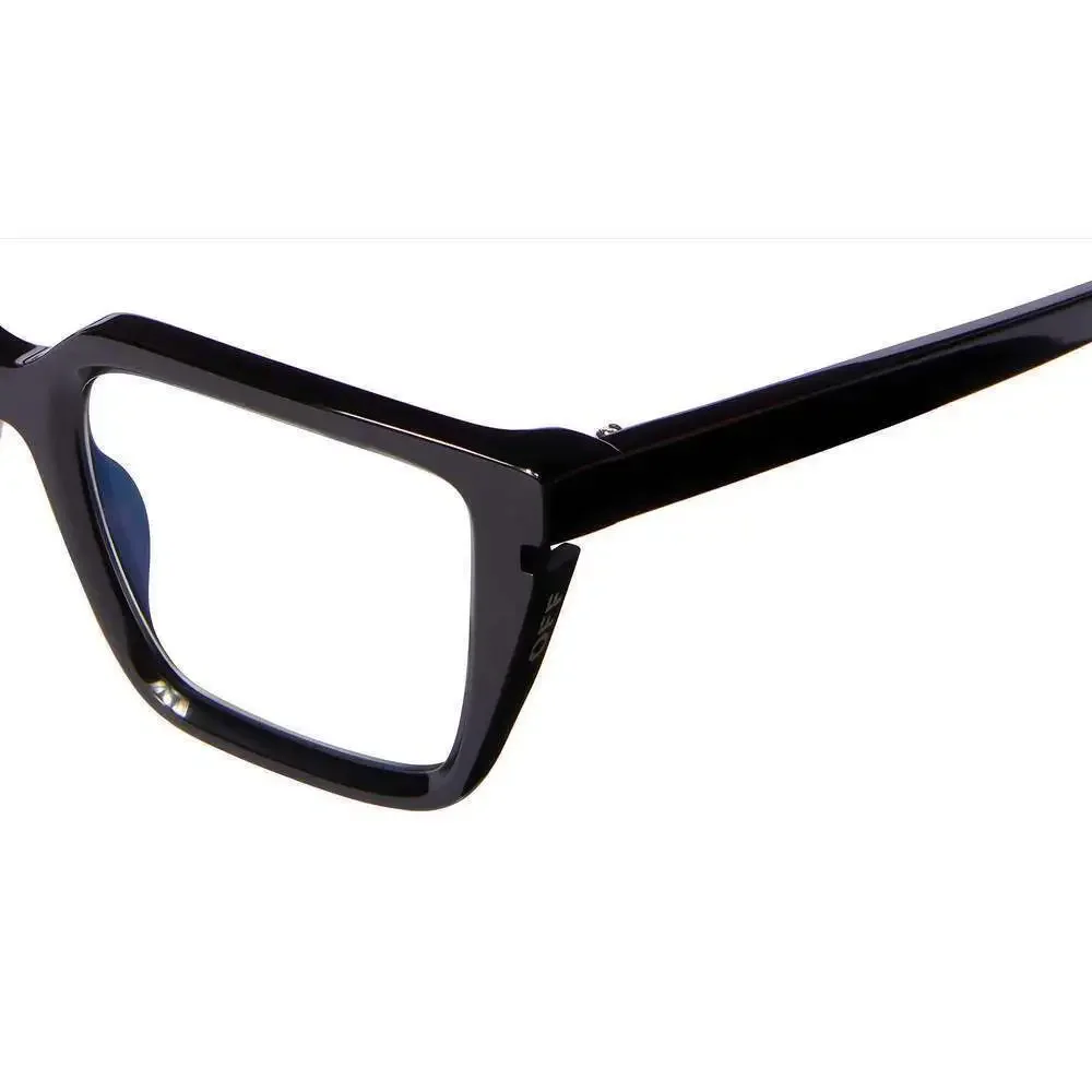 NWT Off-White Style 52 Black Square 51mm Eyeglasses